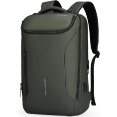 Rucsac barbati Mark Ryden Smart , Laptop de 17.3, rezist la apa, port USB, 32L, 50 x 30 x 20 cm, verde