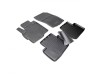 Covorase Auto Tip Tavita Cauciuc Mitsubishi Outlander 2 (2006-2018) + Protectie Tunel Spate ALM, Negre