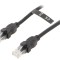 Cablu Patch Cord UTP Cat6 Negru 10m
