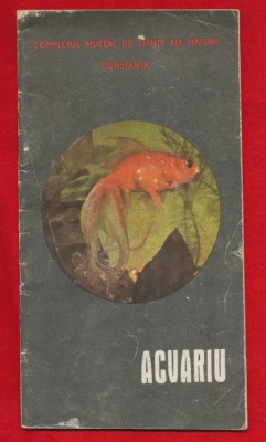 Acvariu - pliant 28 pagini - Constanţa, 1988 foto