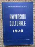 ANIVERSARI CULTURALE 1970
