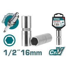 Cheie de bujii TOTAL - 16mm INDUSTRIAL