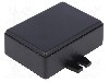 Carcasa ABS, 48.5mmx68mmx25mm, MASZCZYK - KM-27 BK