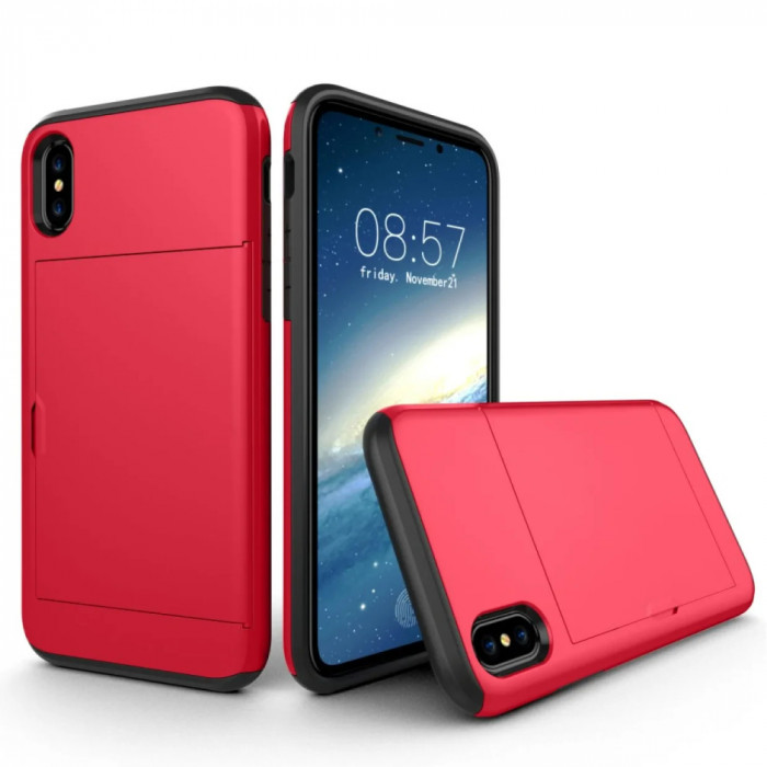 Husa iPhone X/Xs 5.8&#039;&#039; Sliding Card Holder Rosie