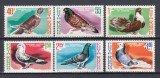 ROMANIA 1980 LP 1028 COLUMBOFILIE SERIE MNH