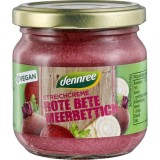 Pate Vegetal Bio Dennree cu Sfecla Rosie si Hrean - Crema Tartinabila Vegana 180g