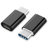 USB 2.0 Type-C adapter (CM/MicroUSB-F), black