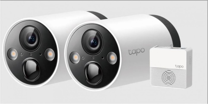 Kit camere Supraveghere WIFI, wireless TAPO C420S2, 2.4 GHz, WPA/WPA2-