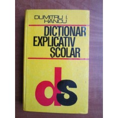 Dumitru I. Hancu - Dictionar explicativ scolar
