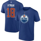 Edmonton Oilers tricou de bărbați NHL Authentic Stack Name &amp;amp; Number T-Shirt - Royal - XL