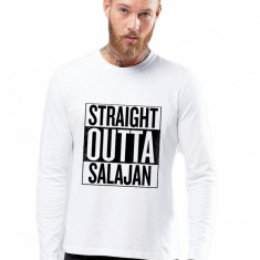 Bluza barbati alba - Straight Outta Salajan - L