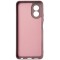 Husa spate silicon TPU Matte bej-roz pentru Oppo A38