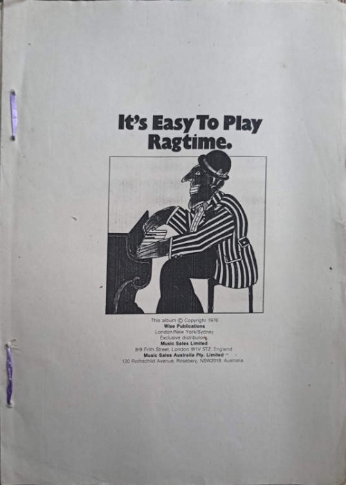 IT&#039;S EASY TO PLAY RAGTIME (PARTITURA, XEROX)-NECUNOSCUT-246743