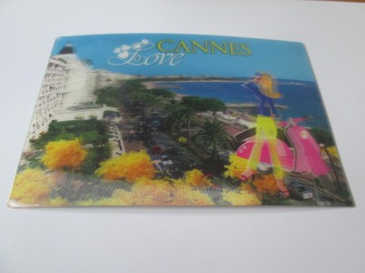 Carte postala necirculata 3D Collection Cannes-Coasta de Azur foto