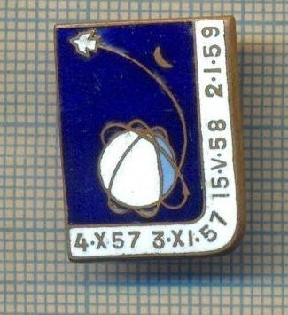 Y 610 INSIGNA -4 X 1957-15 V 58 -2 I 59 -CURSA SPATIALA-URSS-PENTRU COLECTIONARI foto