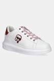 Karl Lagerfeld sneakers din piele KAPRI NFT culoarea alb, KL62531N