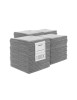 Lavetă microfibră universală, 250 GSM Chemicalworkz Allrounder Coating Towel 40x40 cm, gri, set 100 buc