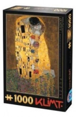 Puzzle 1000 Gustav Klimt - The Kiss (66923-02) foto