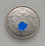 Germania - 5 Reichsmark 1938 E - Argint