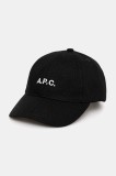A.P.C. șapcă casquette charlie culoarea negru, COZZS.M24069
