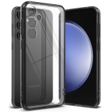 Husa pentru samsung galaxy s23 fe, ringke fusion, smoke black