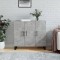 vidaXL Dulap, gri beton, 90x34x80 cm, lemn compozit 828136