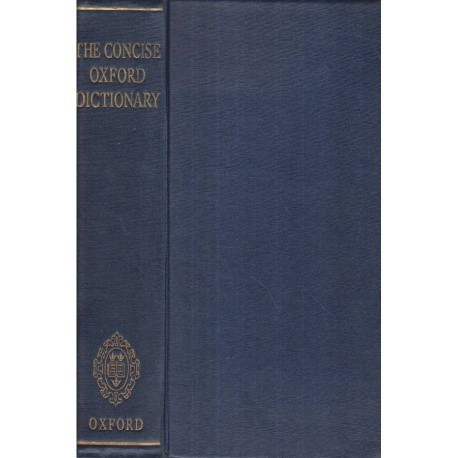 Oxford - The Concise Oxford Dictionary of Current English - 120284