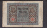 B11 7 - Bancnota foarte veche - Germania - 100 marci - 1922