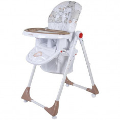 Scaun de masa Comfort Lux Sun Baby, 77 x 55 x 110 cm, 6 luni+, maro foto