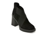 Ghete GRYXX negre, H231, din piele intoarsa