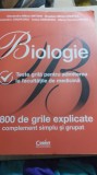 Biologie,teste grila pentru admiterea la facultățile de medicină, 547