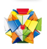 Cumpara ieftin Cub Rubik 4x4 FanXin Axis Abnormity Stickerless Multicolor, Joc Logica, Puzzle Educativ +6 ani