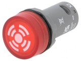 Semnalizator luminos-acustic 22mm 24V