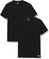 Set 2 tricouri cu maneca scurta Adidas pentru barbati, negru, 3XL - OUTLET foto