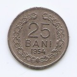Romania 25 Bani 1954 - Cupru-nichel, 22 mm, KM-85.2
