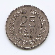 Romania 25 Bani 1954 - Cupru-nichel, 22 mm, KM-85.2 (1)