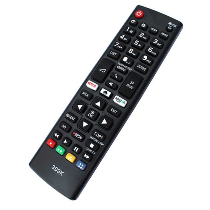 Telecomanda universala LCD LG 303K, 8 m, Negru