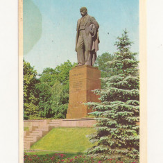 FA49-Carte Postala- UCRAINA - Kiev, Monument T. Shevchenko, necirculata 1973