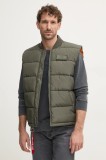 Alpha Industries vestă Puffer Vest bărbați, culoarea verde, de tranziție 118109.142-green