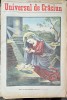 Revista Universul Literar nr.51/1897 pe coperta Sfanta Fecioara adorand pe Fiul sau