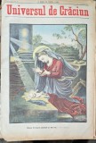 Revista Universul Literar nr.51/1897 pe coperta Sfanta Fecioara adorand pe Fiul sau
