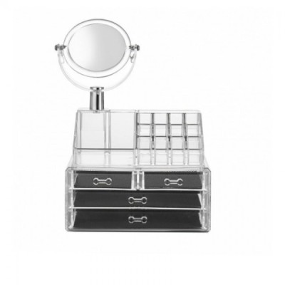 Organizator cosmetice din acril cu 4 sertare foto