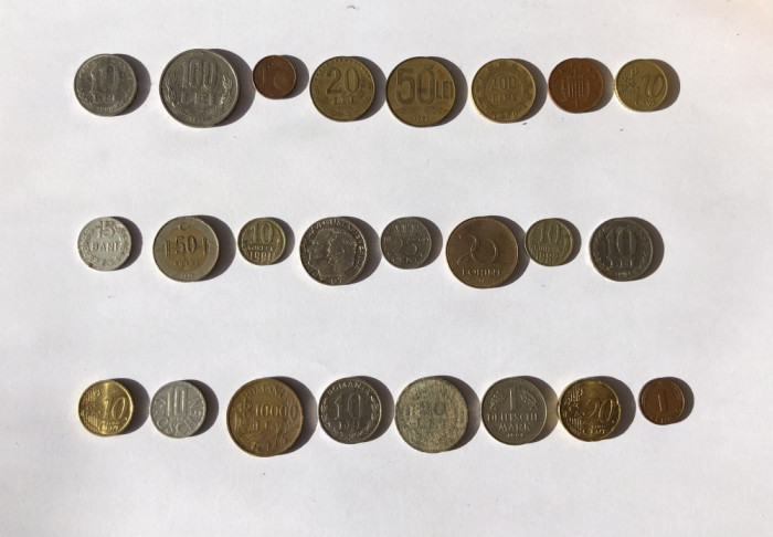 V&acirc;nd colecție de monede 1924-2016