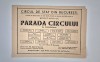 Program Circul de Stat Bucuresti Pliant anii&#039;60