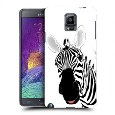 Husa Samsung Galaxy Note 4 N910 Silicon Gel Tpu Model Zebra Desenata foto