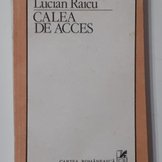 Lucian Raicu - Calea De Acces (Poza Cuprins)
