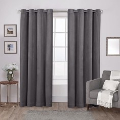 Draperie din catifea cu inele crom, Madison, 150x225 cm, densitate 700 g/ml, Anchor, 1 buc