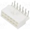 Conector cablu-placă TE Connectivity 12 pini 600V unghi 90&deg; THT