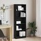 vidaXL Raft de Cărți Stejar negru 60 x 24 x 176 cm Lemn compozit