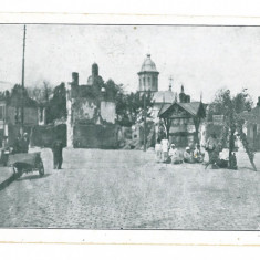 2570 - GIURGIU, Market, Romania - old postcard - unused